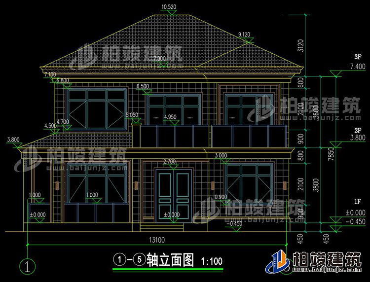 正立面图