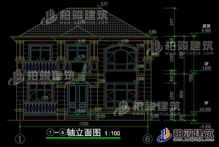 正立面图